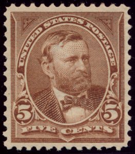 US 270 5c 1895 Ulysses S. Grant watermarked NH PSAG grade 85