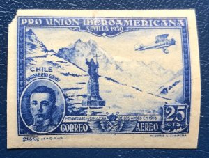 SPAIN scott# C52 & C54 Spanish-American Exhibition 1930 imperf MLH