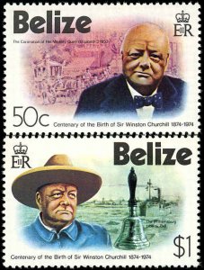 BELIZE Sc 609-14 VF/MINT/LH -1974 - Sir Winston Churchill