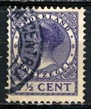 Netherlands; 1927: Sc. # 174: Used Single Stamp