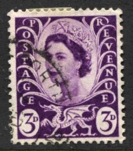 STAMP STATION PERTH Wales #1 QEII Definitive Used 1958-1967