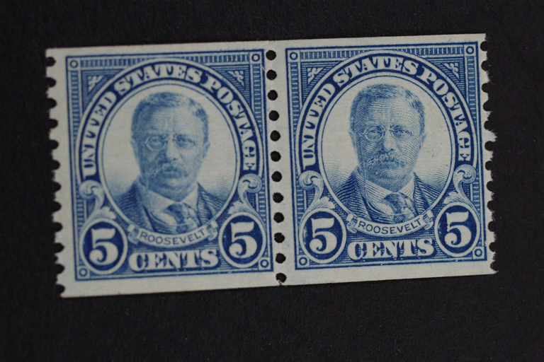 United States #602 Coil Pair MNH