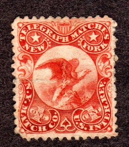 Match Stamp  Scott # RO137a  New York Match Co.   Lot 190135
