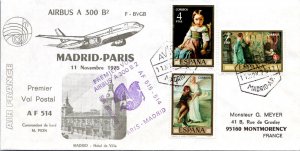 Spain 1975 FFC - Air France AF514 - Madrid To Paris - J7599