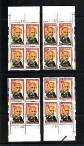 Scott # 2617  29 cent Black Heritage Matched Set of 4 Plate Blocks MNH Fresh