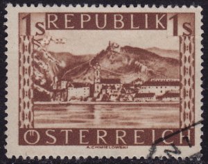 Austria - 1946 - Scott #496 - used - Dürnstein