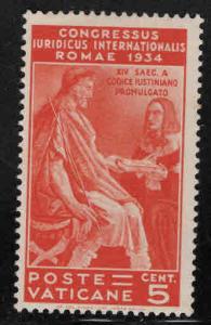 Vatican City Scott 41 Mint Hinged, MH* 1935