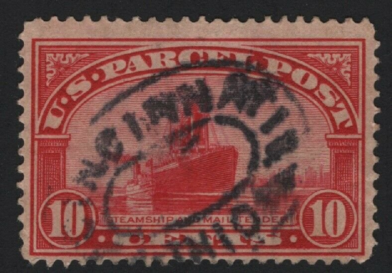 United States USED Scott Number Q6 VF  DL#1  - BARNEYS