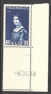 Saar B114 mint never hinged SCV $ 0.30 (RS)