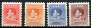 Nauru SC# 35-8 King George VI  set MNH