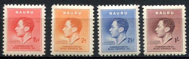 Nauru SC# 35-8 King George VI  set MNH