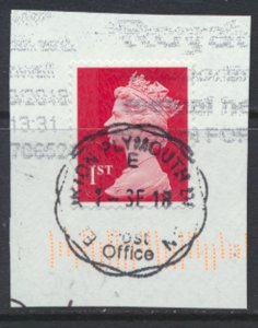 GB SC# MH426  SG U3027  1st Security Machin - Year Code 18 Source C  see details