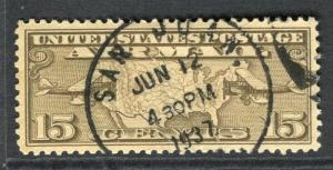 USA; 1926 early AIR issue fine used 15c. value