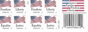 US#4648b Forever Justice,Equality,Freedom,Liberty booklet (MNH) CV $30.00