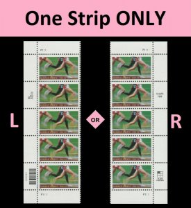 US 3397 Summer Sports 33c plate strip P1111 (5 stamps) MNH 2000