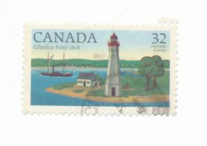 Canada 1984 Scott 1035 used - Lighthouses, Gibraltar point