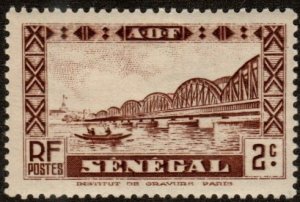Senegal 143  - Mint-H - 2c Faidherde Bridge (1935)