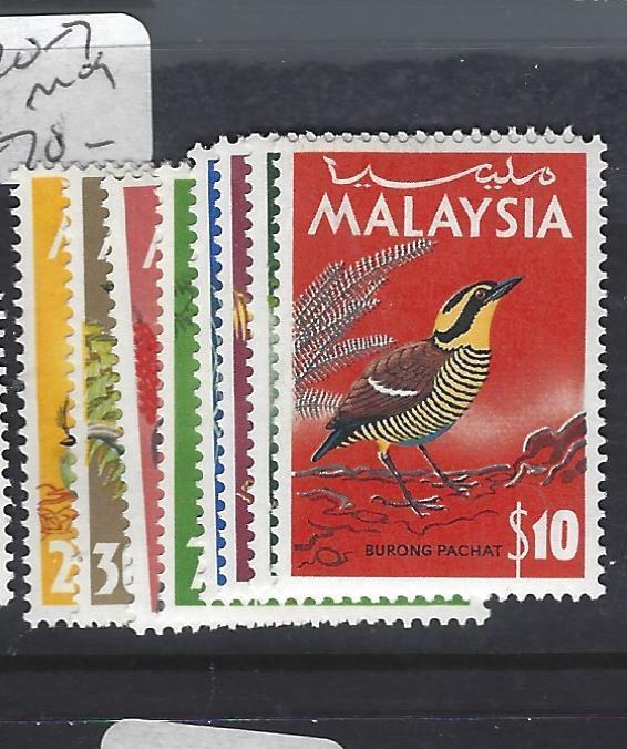 MALAYA MALAYSIA  (P0509B)  SG   20-7  BIRDS      MOG