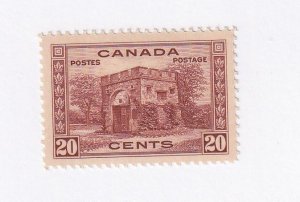 CANADA # 243 VF-MLH 20cts FORT GARRY CAT VALUE $25 REF-KKXX6677