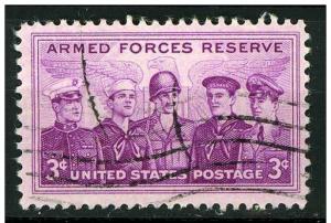 USA 1955 - Scott 1067 used - 3c, Armed Forces Reserve