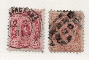 Finland - Sc# 22 & 22a Used / Perf 11       -       Lot 0825138