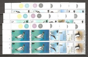 SOUTH GEORGIA 1987 SG 161/75 MNH Cat £116