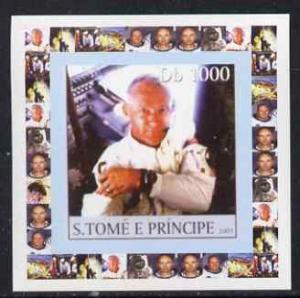 St Thomas & Prince Islands 2003 Apollo 11 #4 - Buzz A...