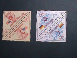 DOMINICA STAMP-1957 SC#484-8 OLYMPIC GAMES STOCKHOLM'56 MNH SET-VERY OLD & VF