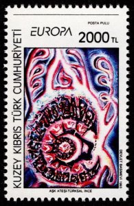 1993, Northern Cyprus 2000L, MNH, Sc 345a