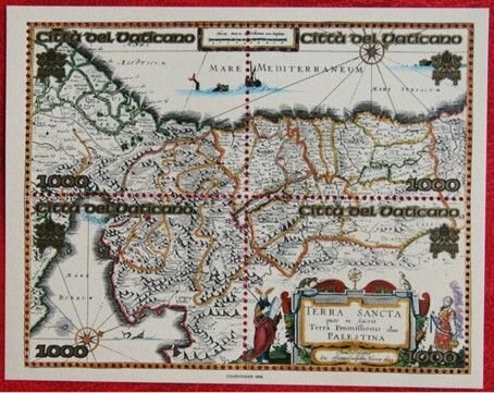 VATICAN CITY 1999 Holy places in Palestine S/S MNH Scott# 1112 SG# MS1230