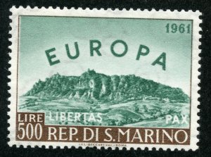 San Marino Scott 490 MNHOG - 1961 EUROPA Issue - SCV $30.00