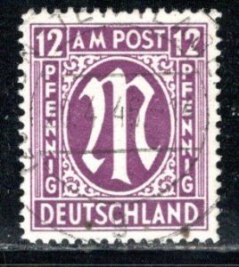 Germany AM Post Scott # 3N8a, used