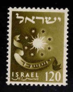 ISRAEL Scott 113 MH*  Tribes stamp  Wmk 302