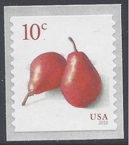 #5039 10c Pears Coil Single 2016 Mint NH