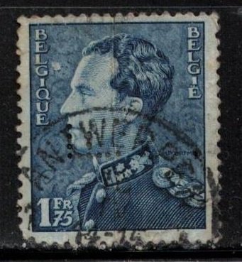 BELGIUM Scott # 295 Used - With F. Perfin