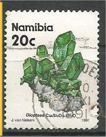 NAMIBIA, 1991, used 20c, Minerals. Scott 679