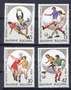 1989 Bulgaria 3795-3798 1990 FIFA World Cup in Italy