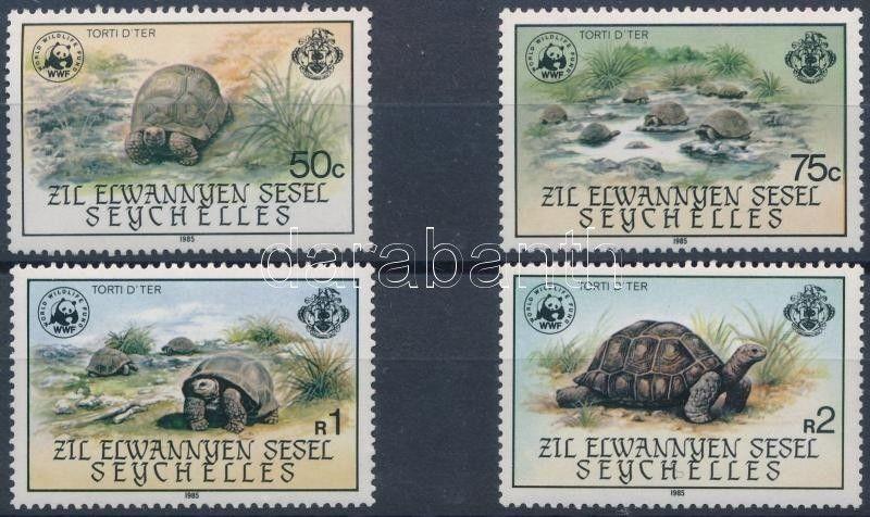 Seychelles-Zil Elwannyen Sesel stamp WWF Turtles set 1985 MNH WS221452