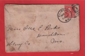 Envelope mailed in Missouri in 1919