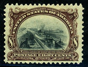 U.S. #298 MINT OG VLH