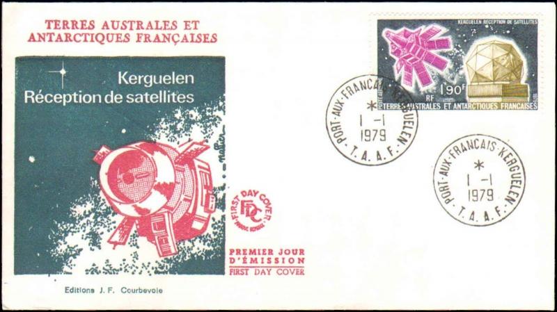 1979 FRENCH SOUTHERN & ANTARCTIC TERRITORY FIRST DAY  SPACE WITH CACHET