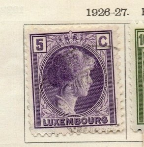 Luxemburg 1926-27 Early Issue Fine Used 5c. NW-191805