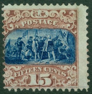 EDW1949SELL : USA 1869 Sc #119 Mint NG. Very Fresh & Scarce PSAG Cert Cat $1150 