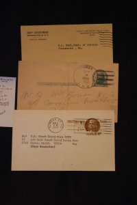 3 different US cards incl USN to Portsmouth Schools (#1066)