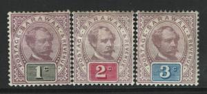 Sarawak SG# 8-10, Mint Hinged, Hinge Remnants - S976