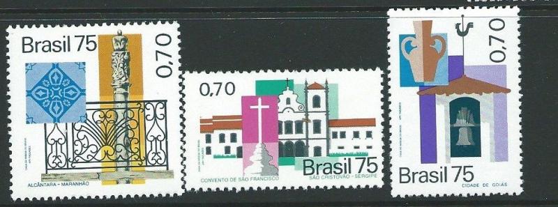 BRAZIL SG1559/61 1975 HISTORIC TOWNS MNH