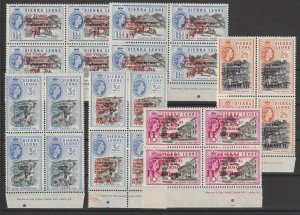 SIERRA LEONE 1963  SG 263/68 MNH