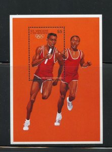 ST. VINCENT GRENADINES SCOTT #2322/23 OLYMPIC GAMES SET OF TWO  S/S MINT NH