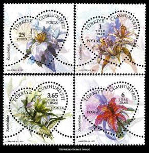 Turkey Scott 3243-3246 Mint never hinged.