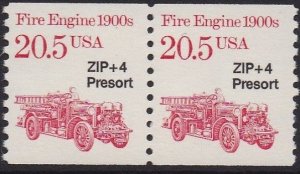 2264 Fire Engine Coil Pair MNH